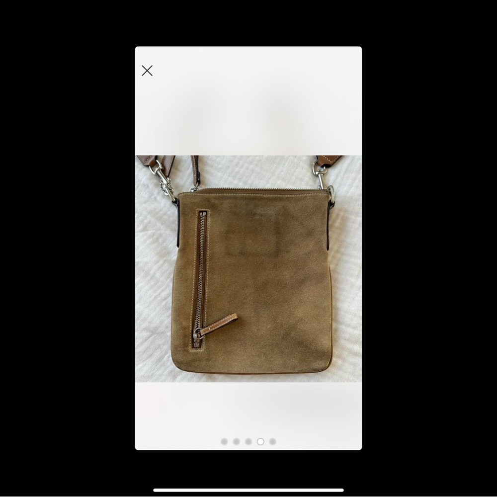 Coach Vintage Suede Crossbody — a gentle reminder of timeless elegance - Picture 4 of 5